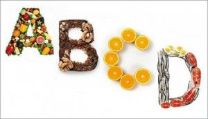 Витамины: витамин A (ретинол), витамины группы B, витамин C, витамин Е, витамин D, витамин K
